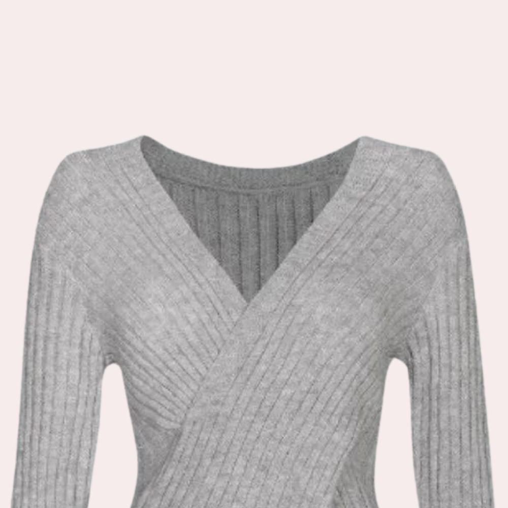 Women's V-Neck Wrap Sweater