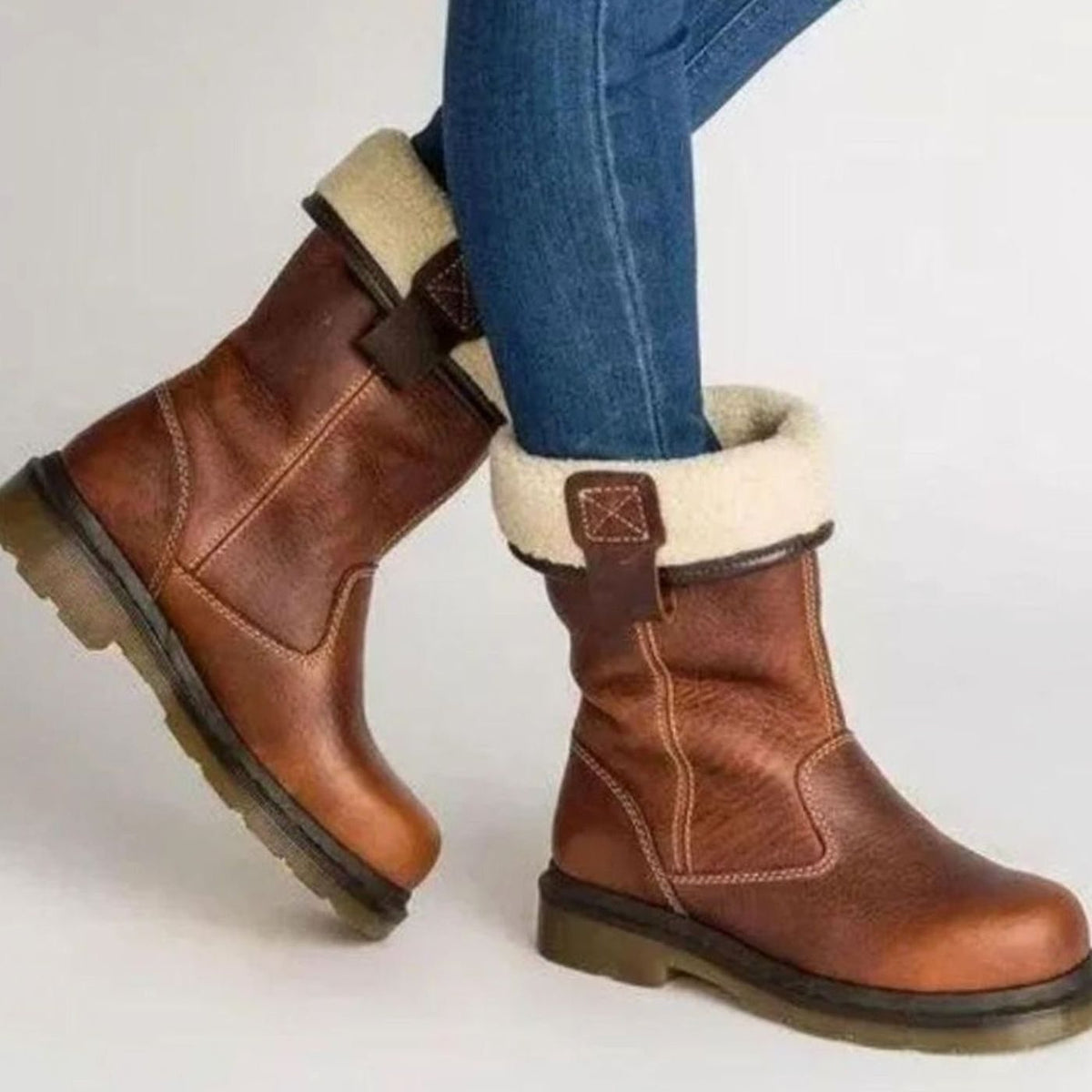 Women's Warm-Lined Mid-Calf Winter Boots