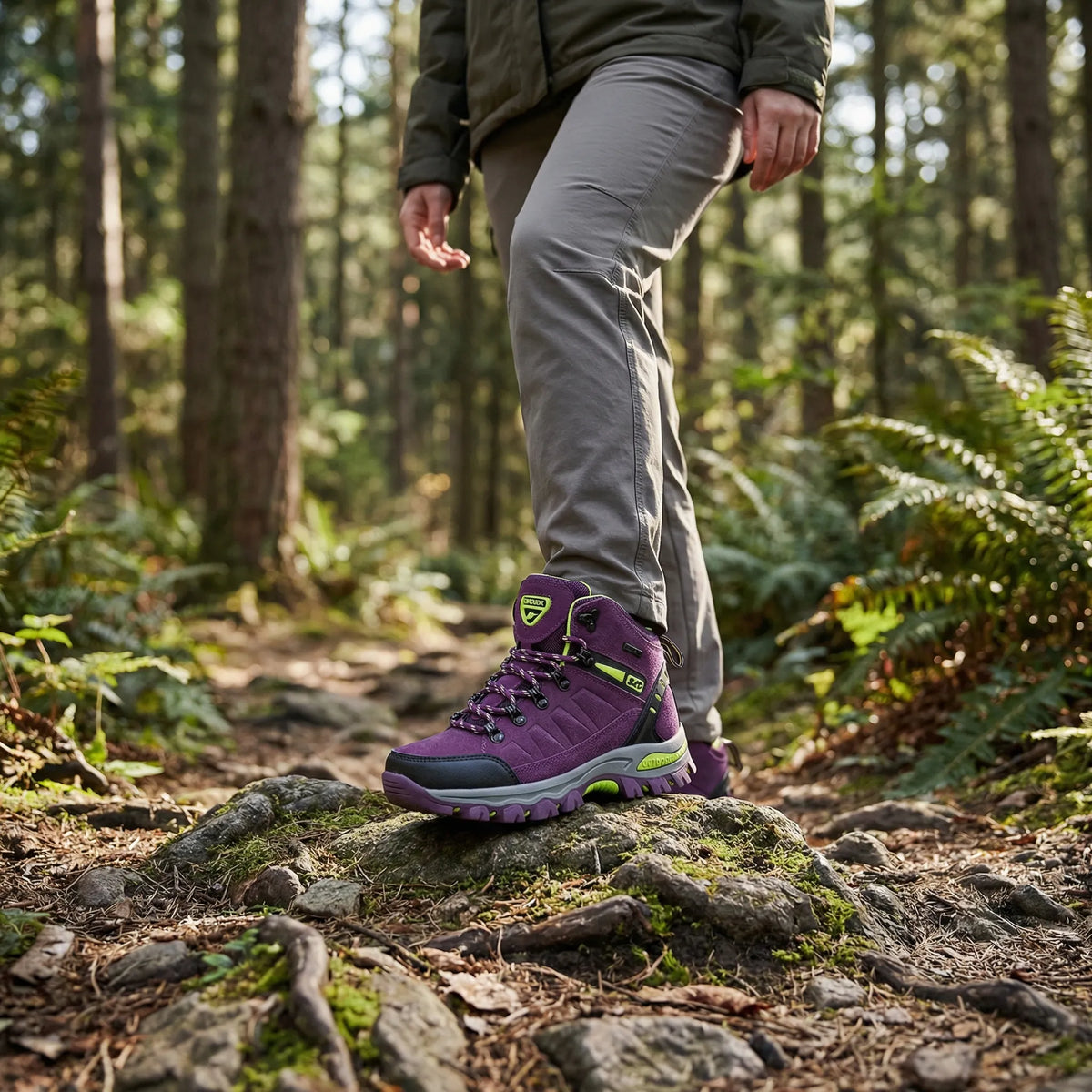Women's Water-Resistant Outdoor Hiking Boots for All-Terrain Comfort
