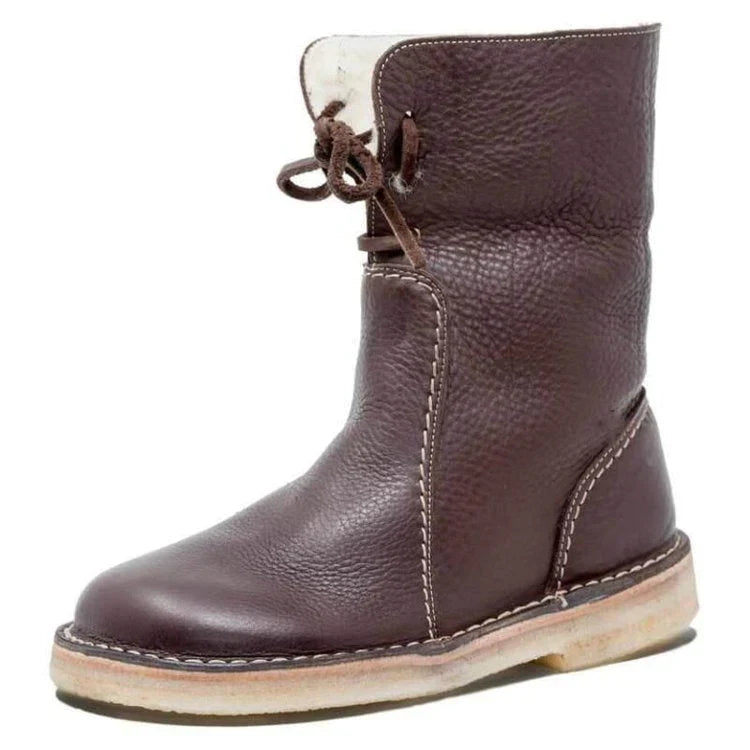Women's Waterproof Warm-Lined Winter Boots - Comfortable and Stylish