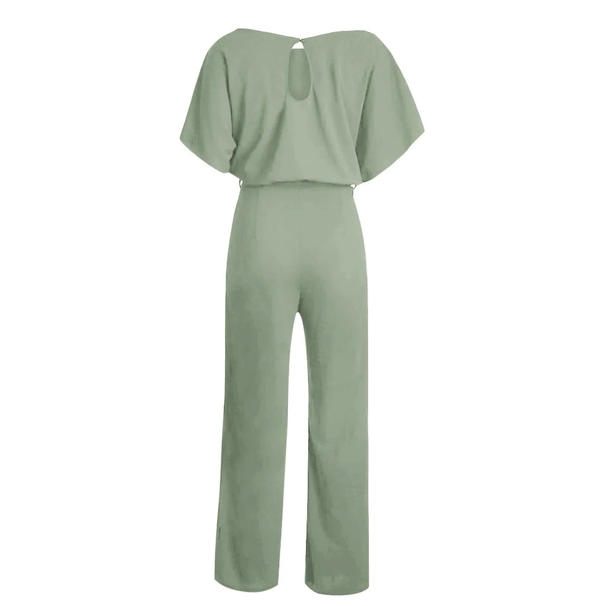 Women's Wide-Leg Belted Jumpsuit