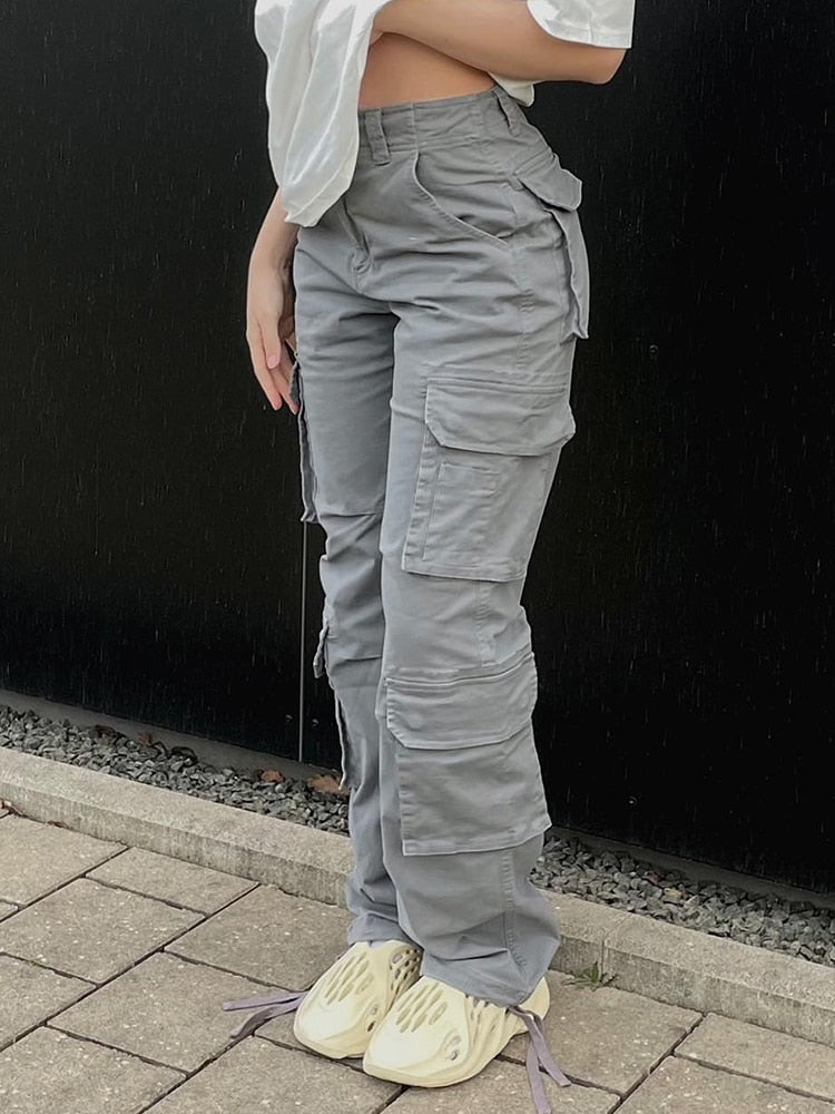 Women's Wide-Leg Cargo Pants