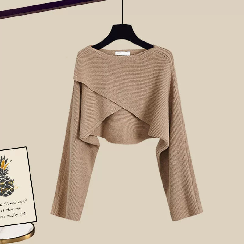Women's Wide-Leg Three-Piece Set