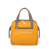 Women's Yellow Insulated Lunch Bag