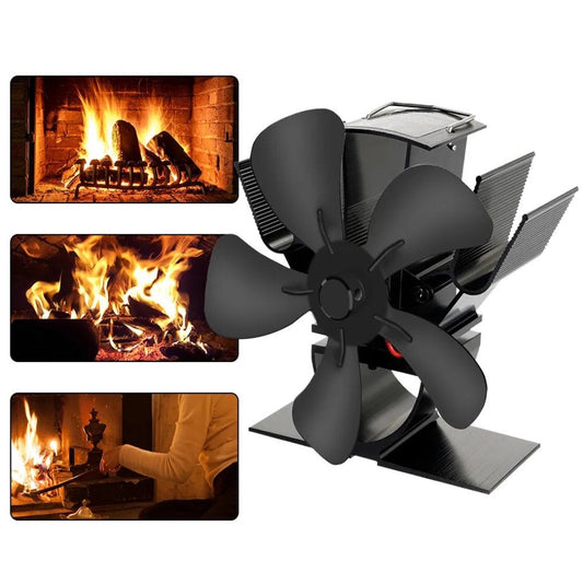 Wood Burner Stove Fan for Log Burning Fire Stoves