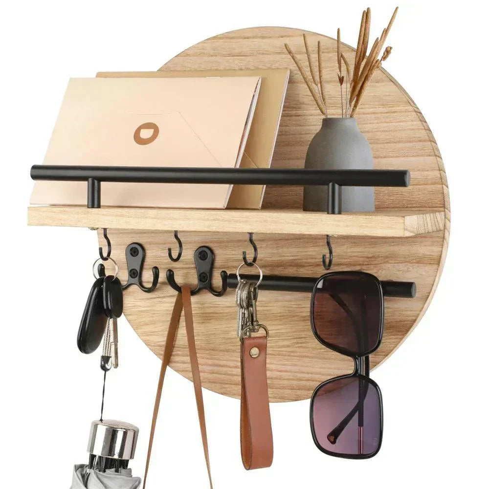Wooden Wall Key Holder – Sustainable Design & Minimalist Home Organization