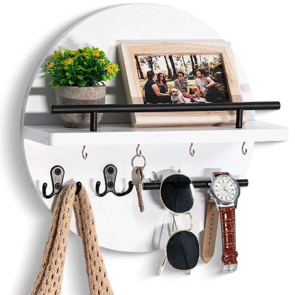 Wooden Wall Key Holder – Sustainable Design & Minimalist Home Organization