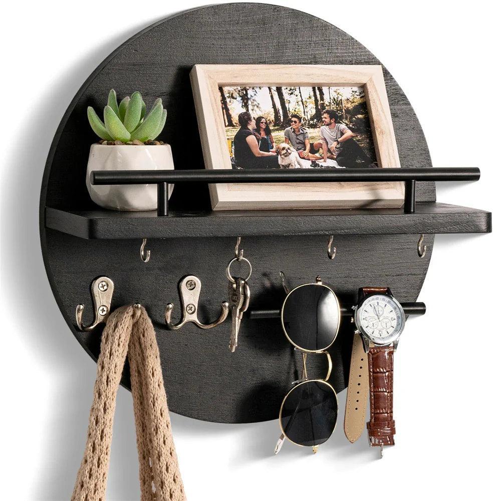 Wooden Wall Key Holder – Sustainable Design & Minimalist Home Organization