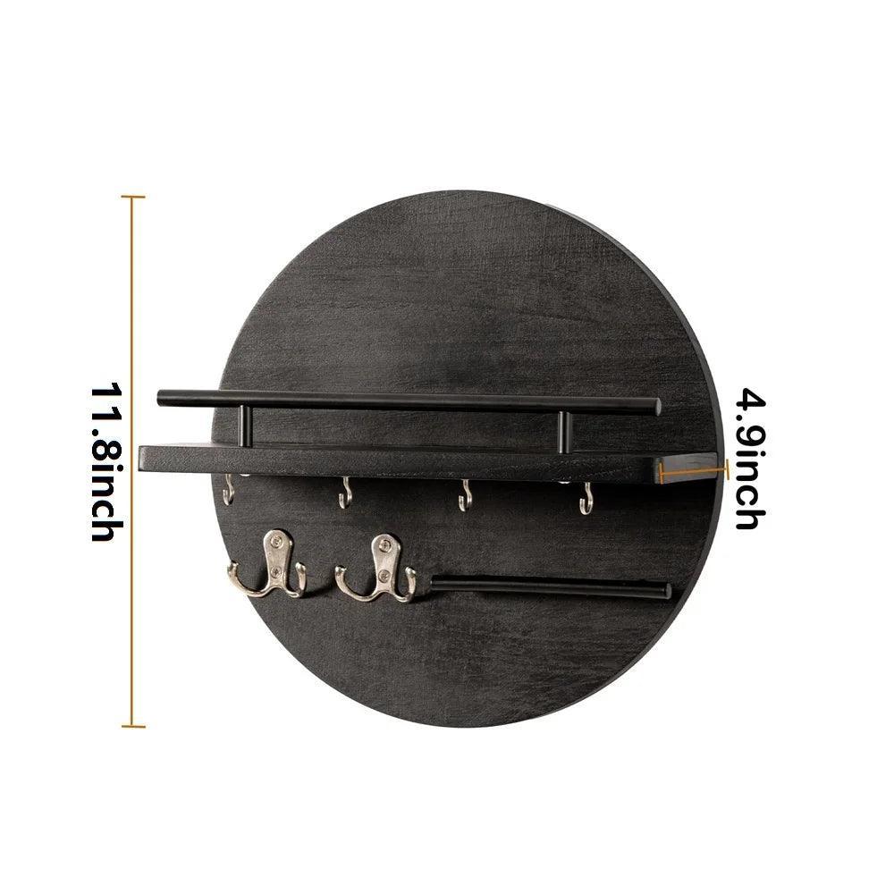 Wooden Wall Key Holder – Sustainable Design & Minimalist Home Organization