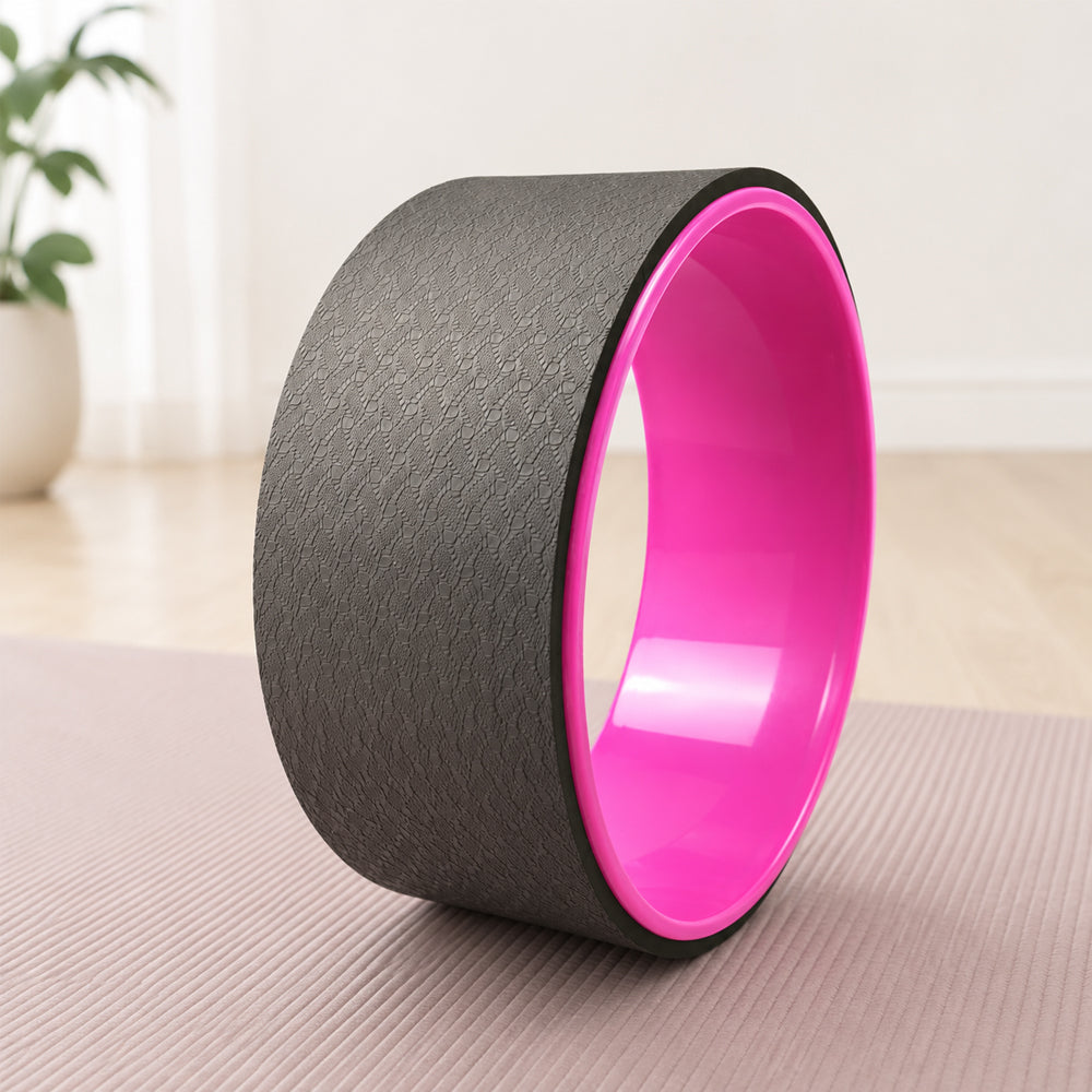 Yoga Wheel - Purple/Pink or Black/Pink